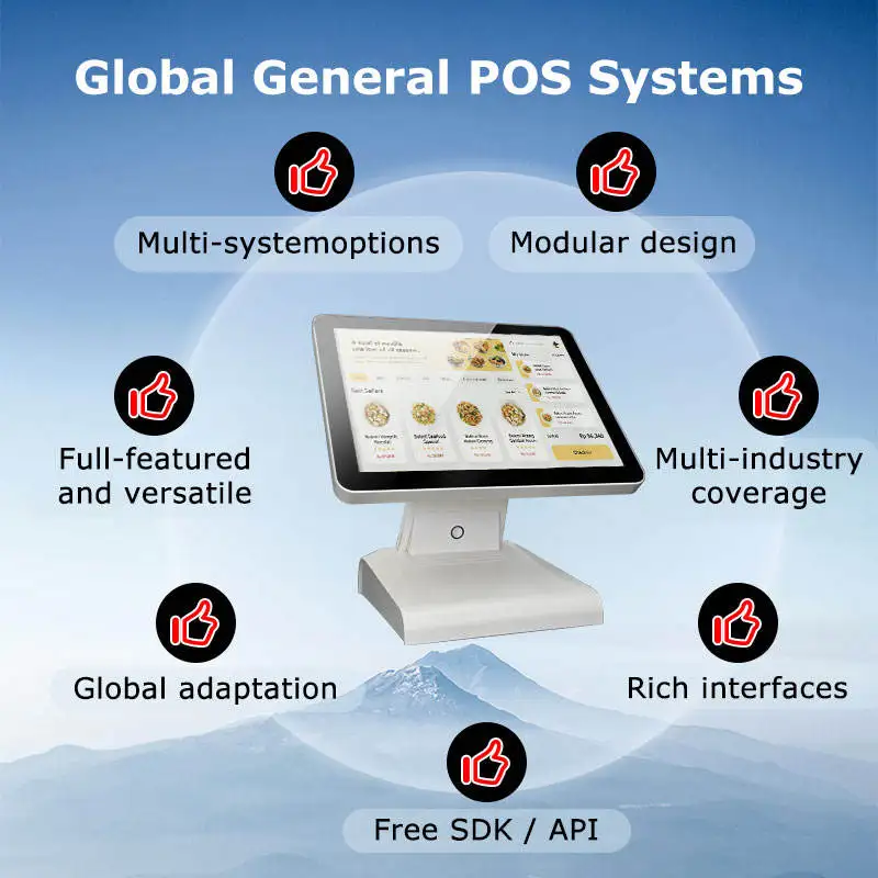 Factory Price Cash Register Pos Terminal Pos Systems Smart POS Machine Software For Giant Supermarket Café Shop