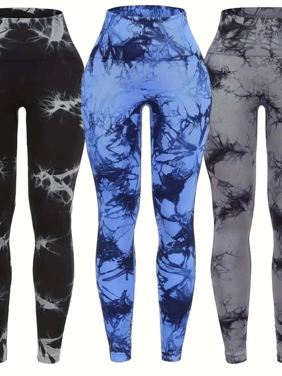 

Брюки для йоги Qui Dry Color Blo с высокой талией, утягивающие живот, с эффектом лифтинга ягодиц, в стиле тай-дай, повседневные женские брюки для фитнеса