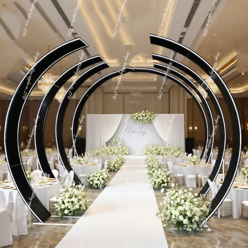 

f30 with/no led Artificial Metal Tree arch stand Gold Black Flower Stand Frame Wall Stage Wedding Event Hotel Center Decoration