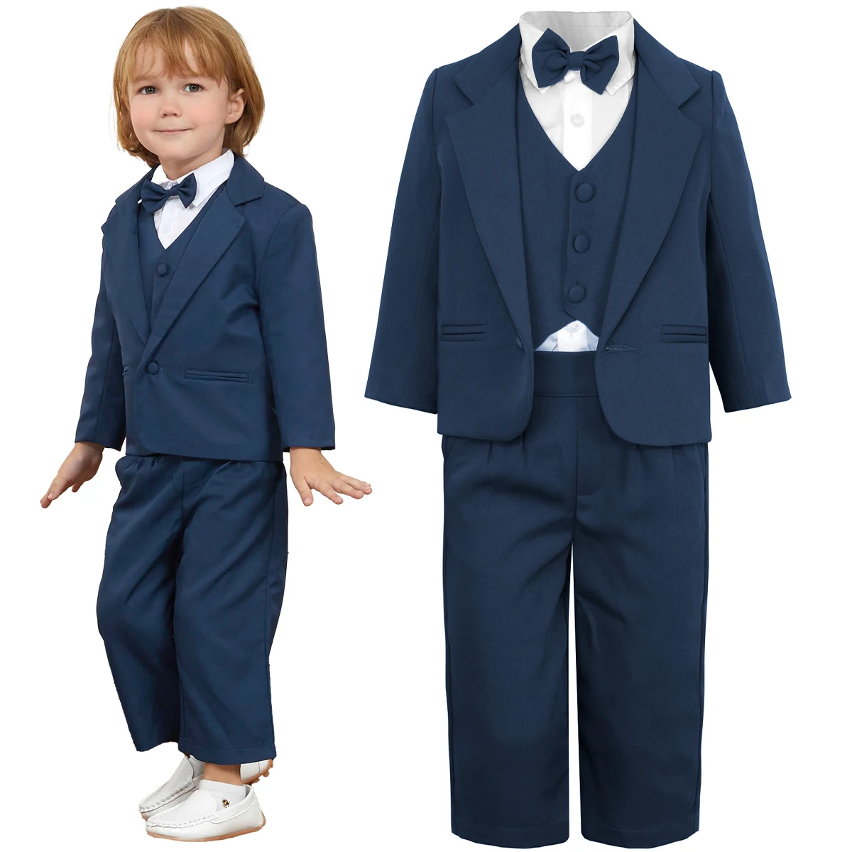 Conjunto de traje para bebé, traje para niño pequeño, bautizo, Pascua, iglesia, boda, cumpleaños, ceremonia Formal, esmoquin de rendimiento