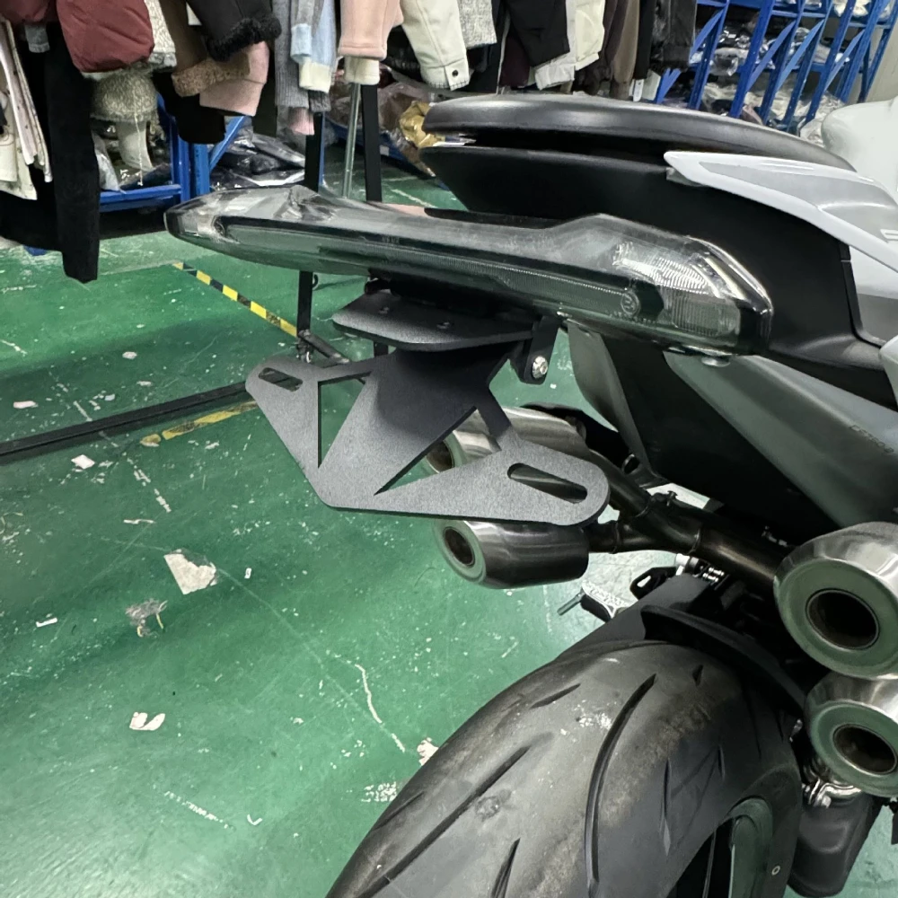 For CFMOTO 750SR-S 750SRS 750 SR-S SRS Motorcycle License Plate Holder Fender Eliminator Adjustable Tail Tidy Fender CF-MOTO