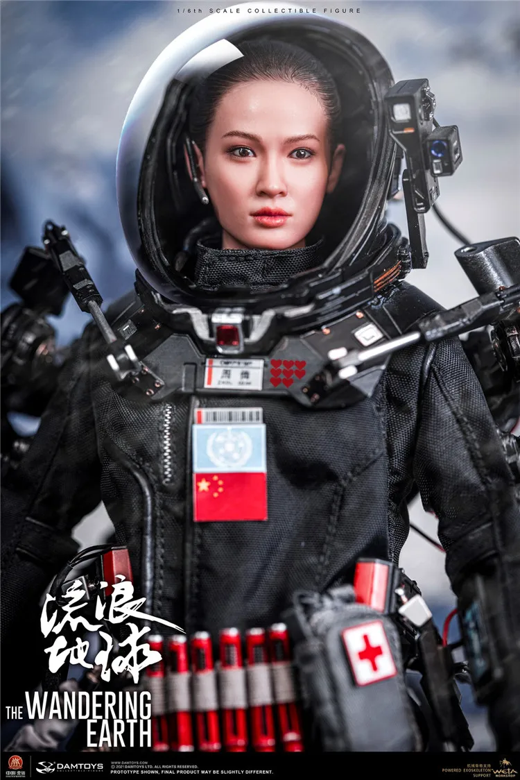 DAMTOYS DMS036 1/6 The Wandering Earth Rescue Unit CN171-11 Medical Soldier Zhou Qian Full Set 12\'\' Action Figure In Stock