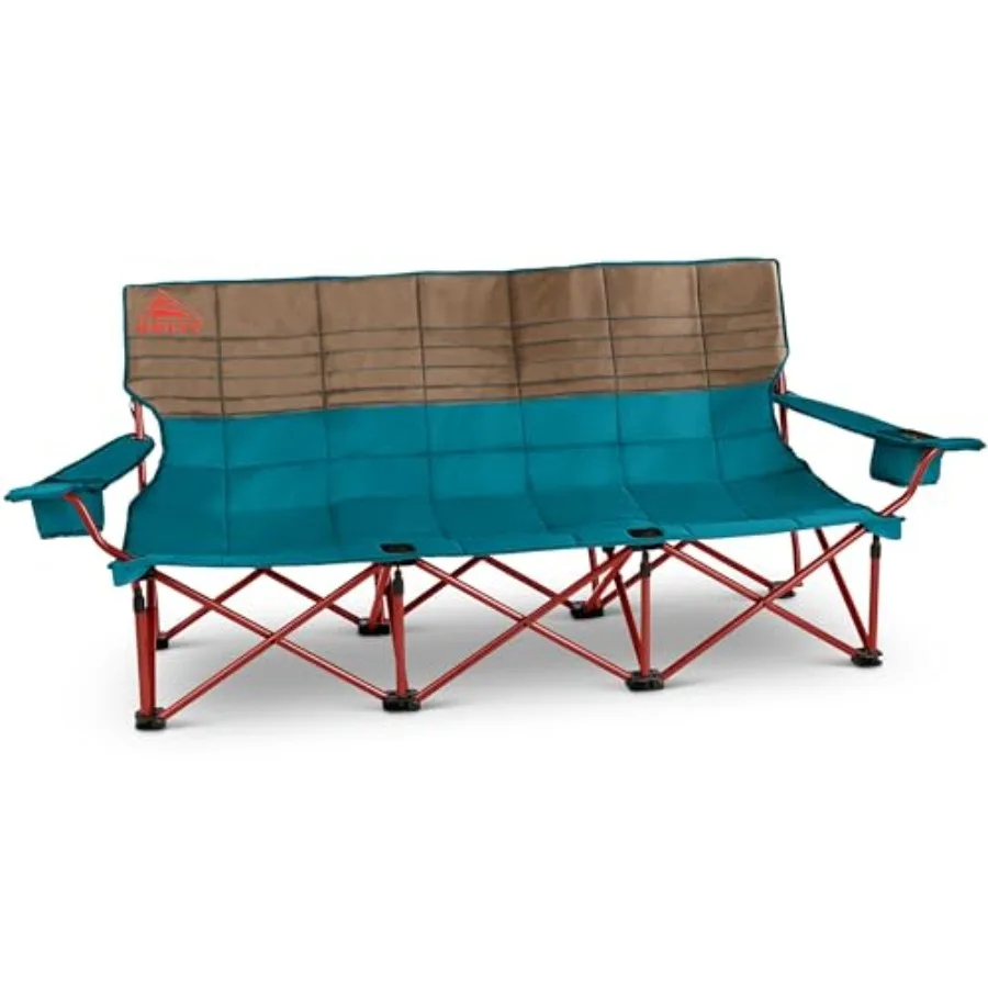 

Кемпинговое кресло Lowdown Couch - трехместное, очень большое и прочное, для кемпингов, футбольных матчей и вечеринок на заднем дворе.