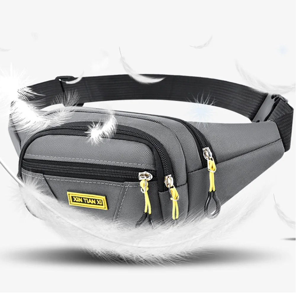 Large Capacity Running Waist Bags Multi-function Lightweight Marathon Running Bag Wear-resistant Storage Sports Phone Bag