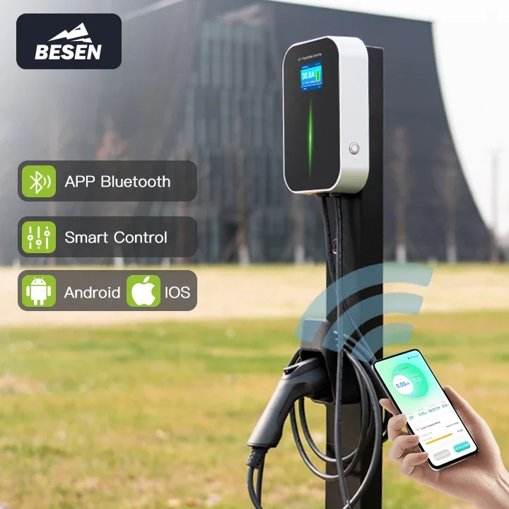 Besen 11kw 16A 3 Phase wifi wallbox ev charging electric car charger station for electric vehicle