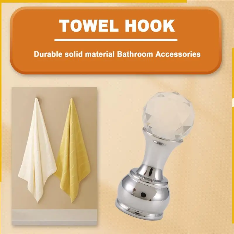 

A92P 5 шт. хрустальные декоративные настенные крючки крючок для полотенец латунный крючок для одежды вешалки настенный крючок для халата аксессуары для ванной комнаты