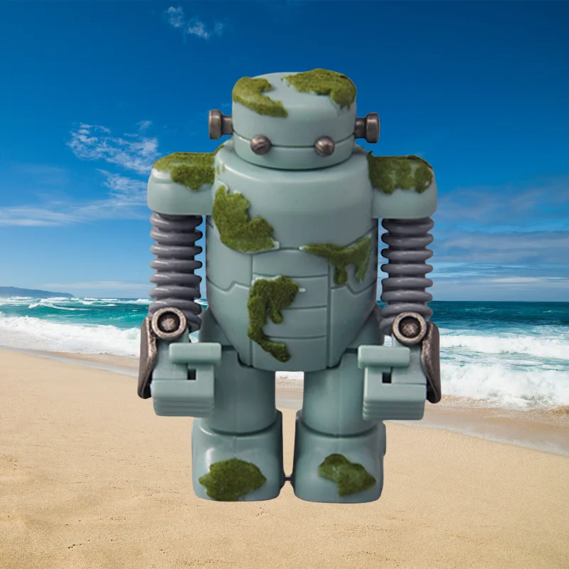 Dostępne od ręki japońskie licencjonowane gachapony - seria Rustykalny i Abandonowany Robot, figurki w skali 1/12 do domku dla lalek/scen z jedzeniem.