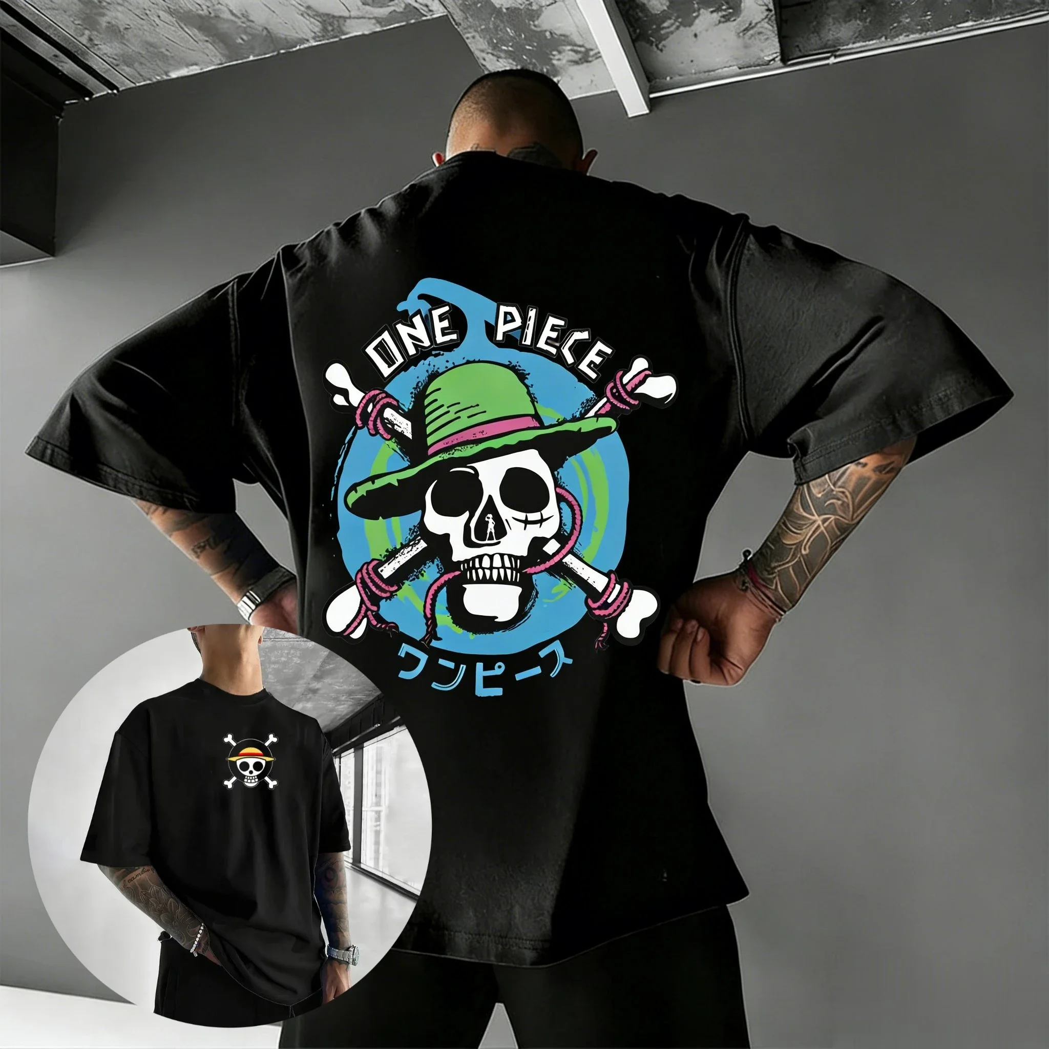 للجنسين قطعة واحدة أنيمي تي شيرت الرجال النساء اليابانية القطن قصير الأكمام الجرافيك المحملة الصيف الشارع الشهير رداء علوي غير رسمي Y2k الملابس 2026