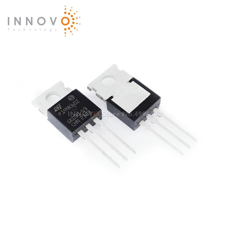 10 Stks/partij Stp14nk60z Stp14n Mosfet N-CH 600V 13.5a To220ab Nieuw Origineel