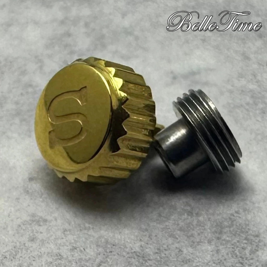 Hochwertige Uhrenteile Silber/Gold/Schwarz/Roségold Logo S Uhrenkrone und ohne S-Krone für NH34 NH35 NH36 Uhrwerk – Detail 16