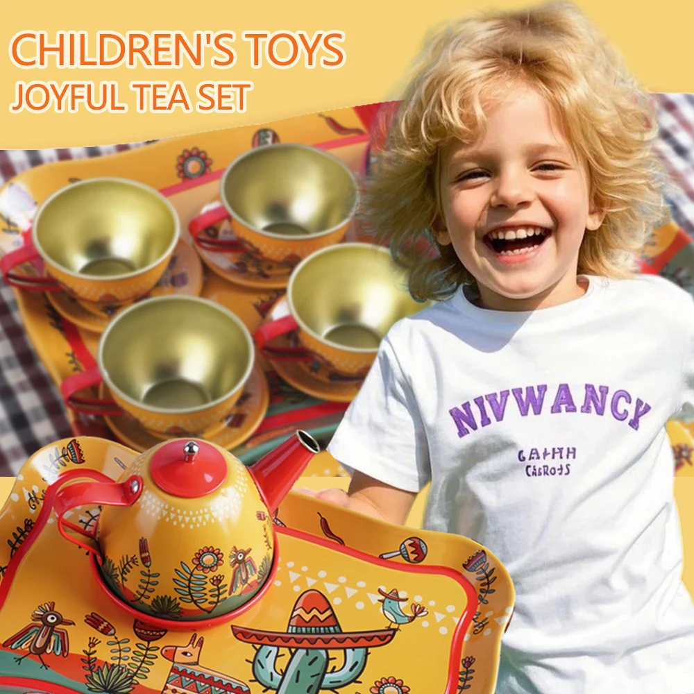 Simulation Kitchen Afternoon Tea Pretend Play Toy Afternoon Tea Food Set  Teapot Game Early Education Toys For Children Kids