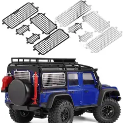 Stainless Steel Metal Stereoscopic Window Anti-collision Net Side Window+rear Window Net For 1/18 Trax/as Trx-4m Defender Trx4m