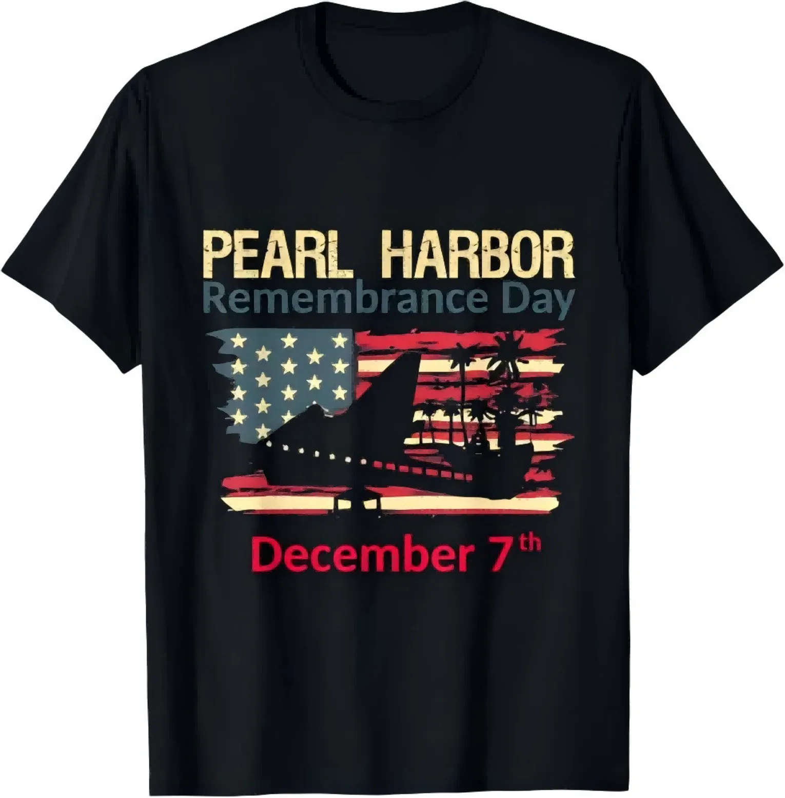 

Pearl Harbor Remembering A Day of Glory December 7 T-Shirt