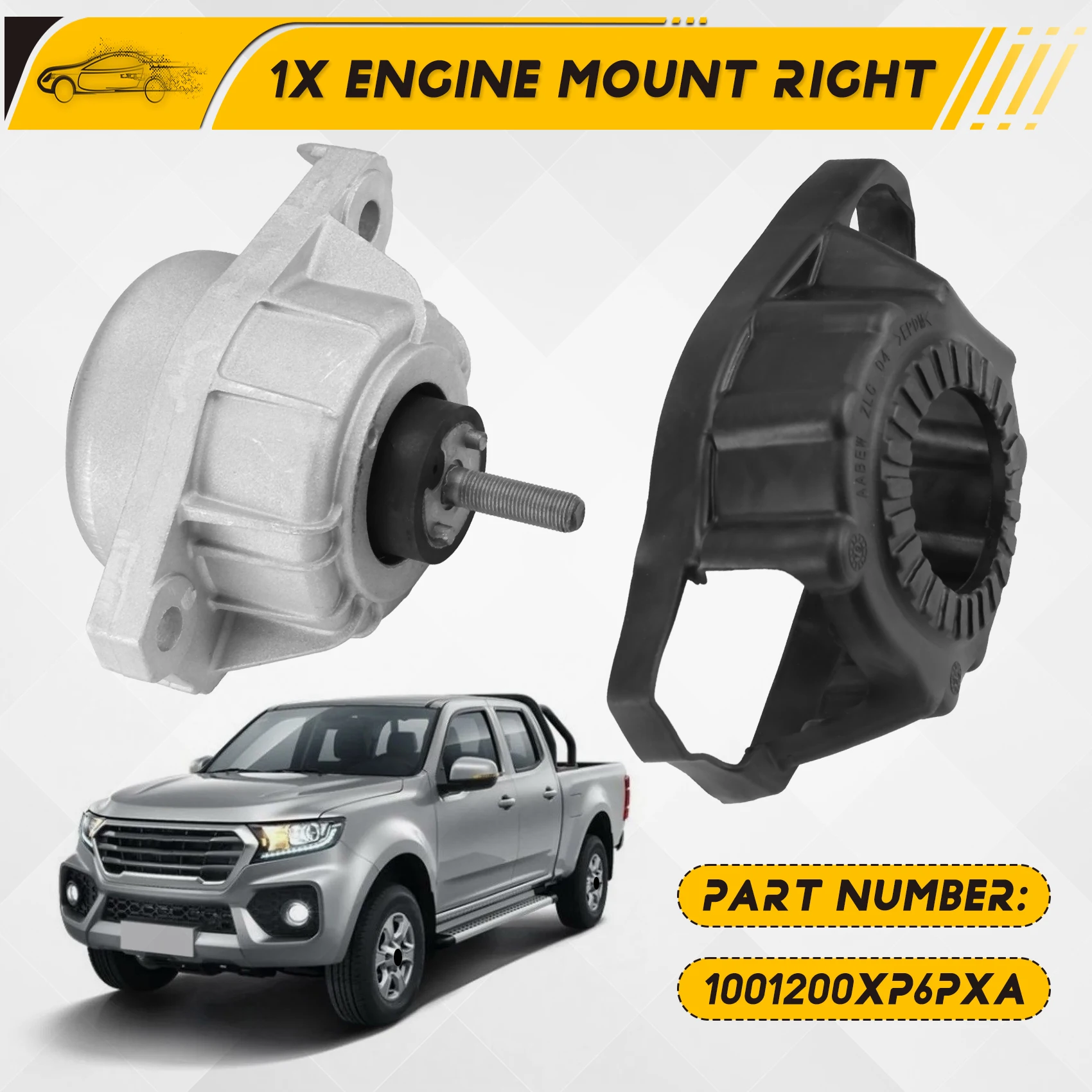 

Ingenious-Car Engine Mounts Assembly For Great Wall Wingle 7 Wingle 5(European Edition)GWM Poer Commercial Pickup