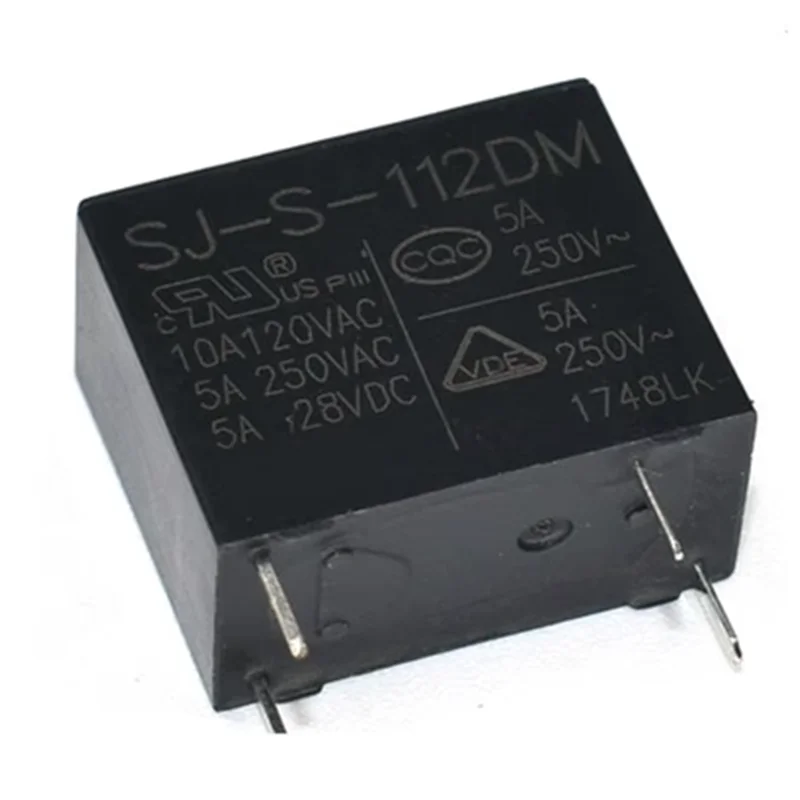 

5pcs Power Relay SJ-S-105DM SJ-S-112DM SJ-S-124DM 5PIN 5A 5V 12V 24V