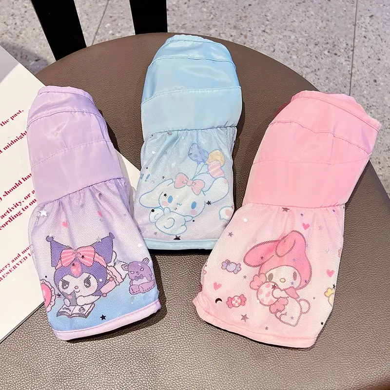 Sanrio Hello Kitty Cinnamoroll Anime Kawaii Sunblock Hat Cute Kuromi My Melody protezione Uv tappo superiore vuoto giocattoli regali per bambini