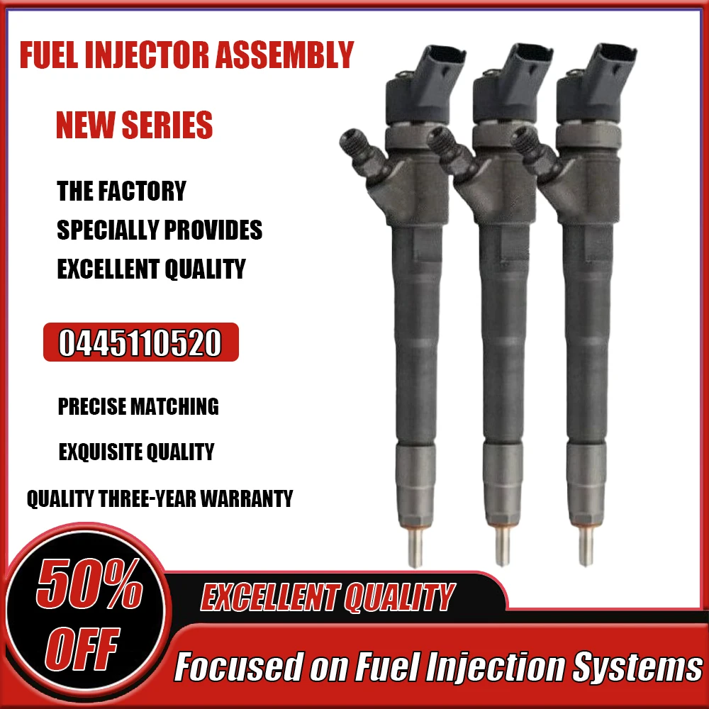 

0445110520 New Diesel Fuel Injector for Fiat Ducato Iveco Daily Citroen Peugeot 2.3D 5801594342 504389548 Fuel Supply System