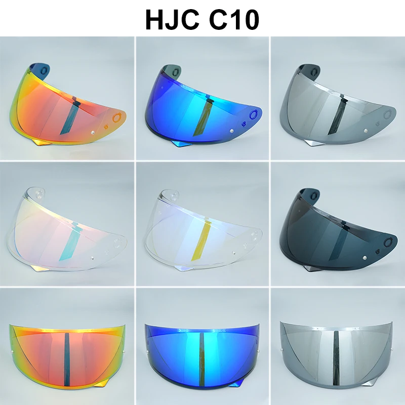 Motorcycle Helmet Visor Lens for HJC C10 Replace Anti-UV Anti-Scratch Dustproof Wind Shield Motorcycle Accessories