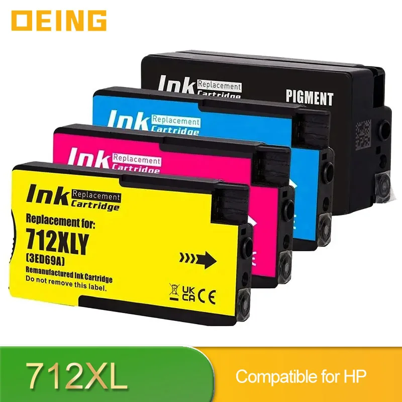 

712 XL 712XL Compatible Ink Cartridge for 712XL Ink Cartridge for HP Designjet T650 T630 T250 T210 T230 Printer