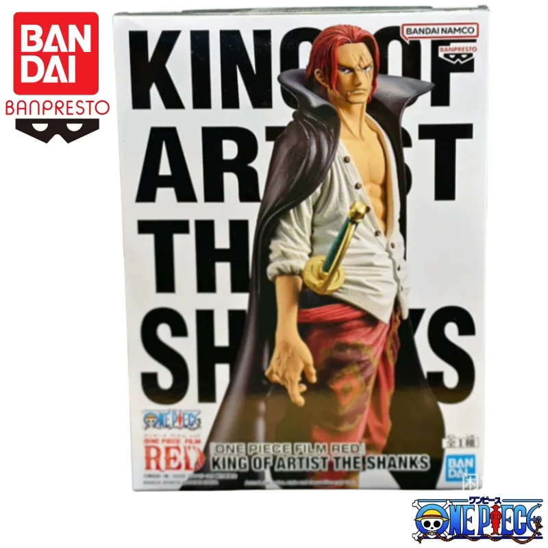 

In Stock Bandai Original Banpresto One Piece Shanks Action Figure Model Doll Brand New Boxed Anime Characters Toys Model Garage