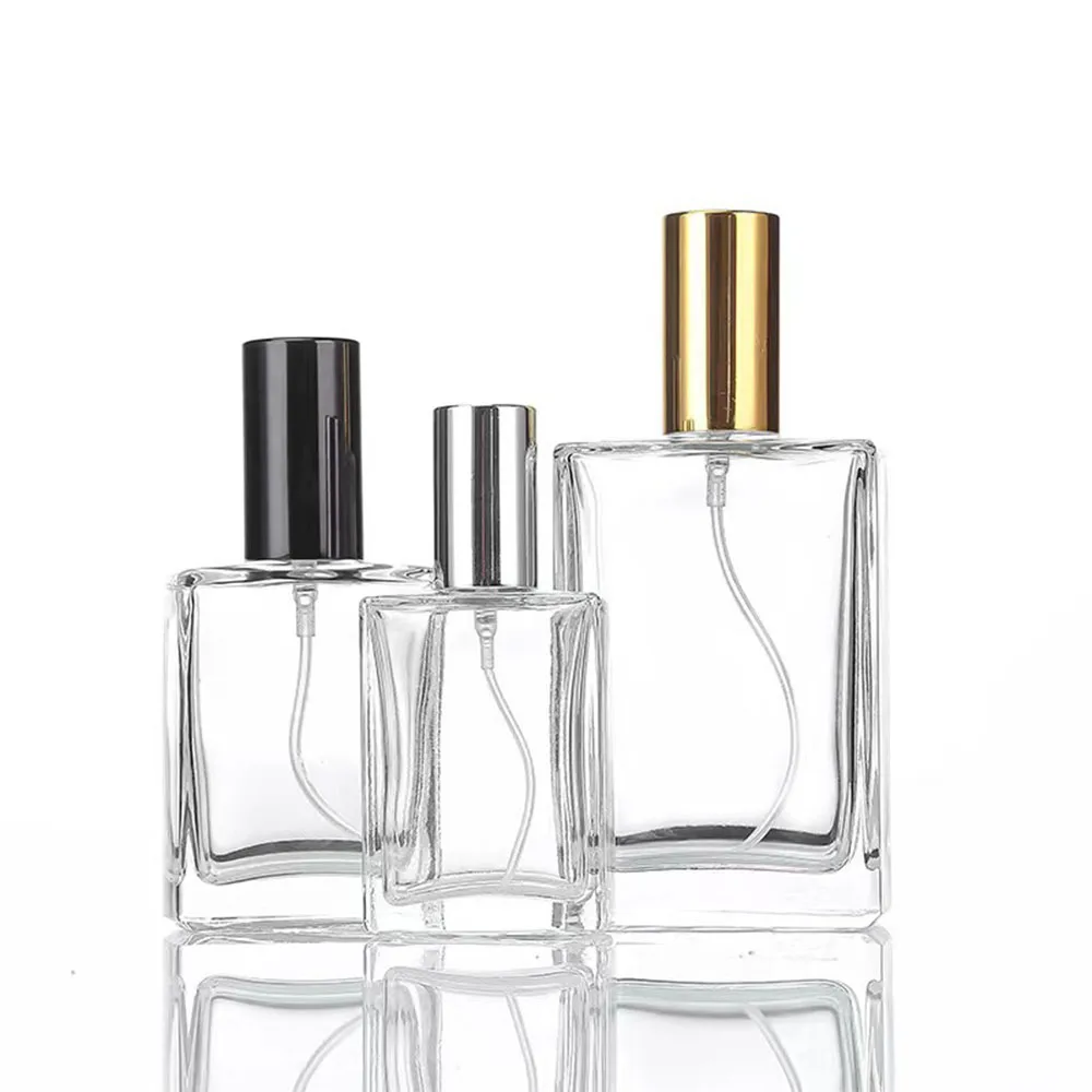 

3/6/12pcs 30ml 50ml Glass Perfume Bottle Liquid Spray Bottle Empty Dispenser Bottle Empty Makeup Fine Mist Bottles