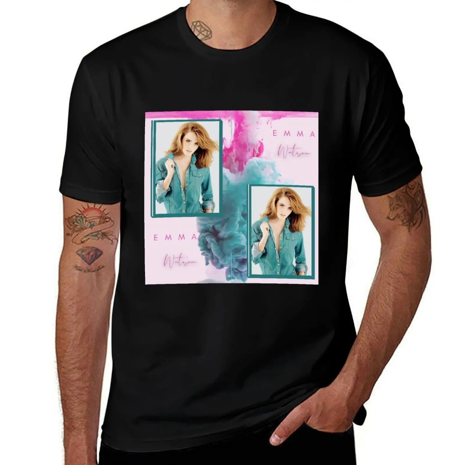 

Emma Watson T-Shirt basketball graphic tees funny shirt cotton blacks mens graphic t-shirts