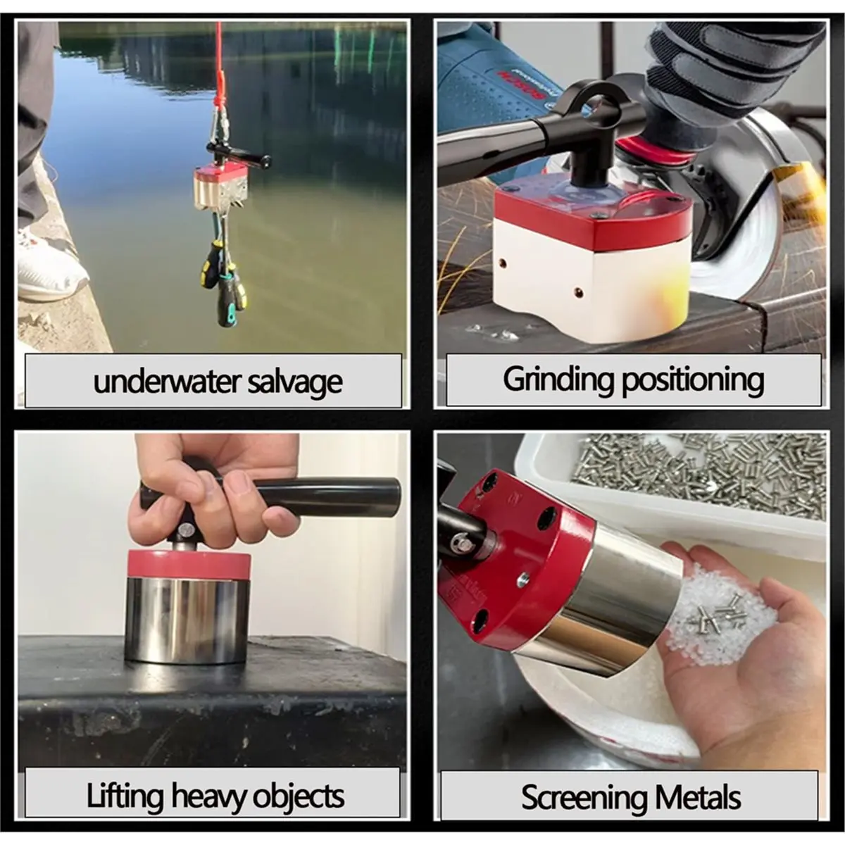 

A1115P ~Multipurpose Switch Magnet,660 LB on/Off Magnets Pull-Off Force Switchable Magnetic System for Lifting and Handling