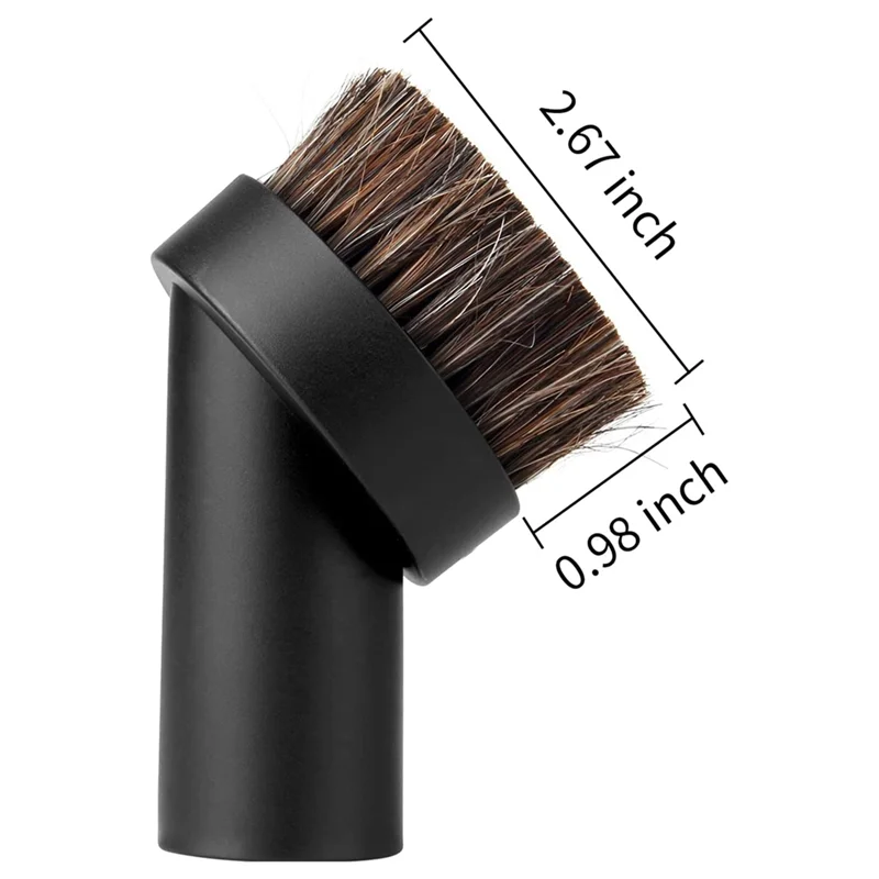 A86I-Bristle فرشاة مكنسة فرشاة مستديرة مرفق فراغ فرشاة غبار فراغ عالمية لمعظم ملحقات المكانس الكهربائية