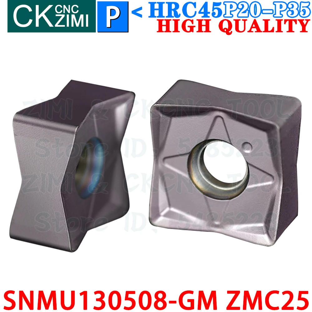SNMU130508-GM ZMC25 SNMU 130508 GM ZMC25 SNMU 130508EN GM كربيد إدراج تغذية سريعة طحن إدراج التصنيع باستخدام الحاسب الآلي فهرسة أدوات تعدين القطع الثقيلة