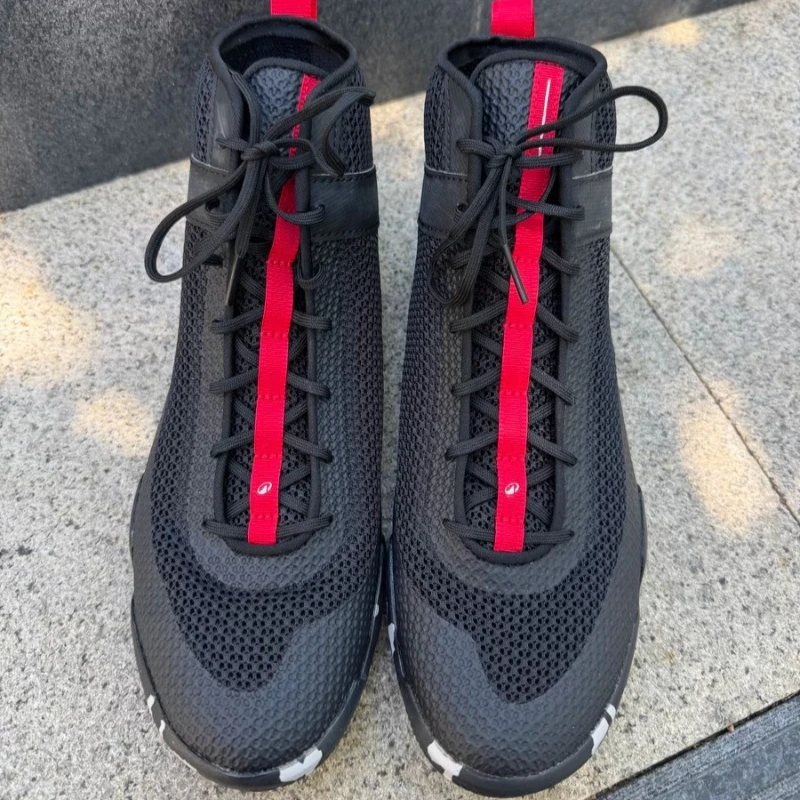 

Professional Wrestling Sneakers for Mens Womens High Quality Couples Boxing Fighting Boots Breathable Gym Training Shoes Men