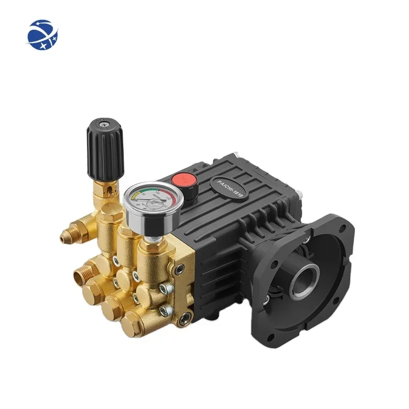 YUNYI Electric High Pressure Crankshaft Pump  350BAR 5100PSI plunger pump high pressure 15.4L/MIN triplex plunger pump