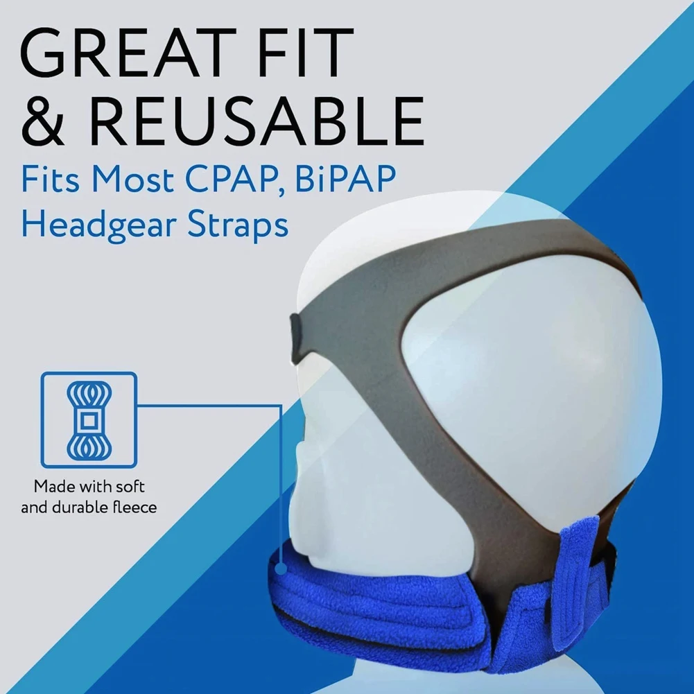

L70A 1 Set CPAP Supplies Comfort Pads Prevent Face CPAP Mask Straps Holder & 1 Pcs Headgear CPAP Neck Pad CPAP Strap Covers