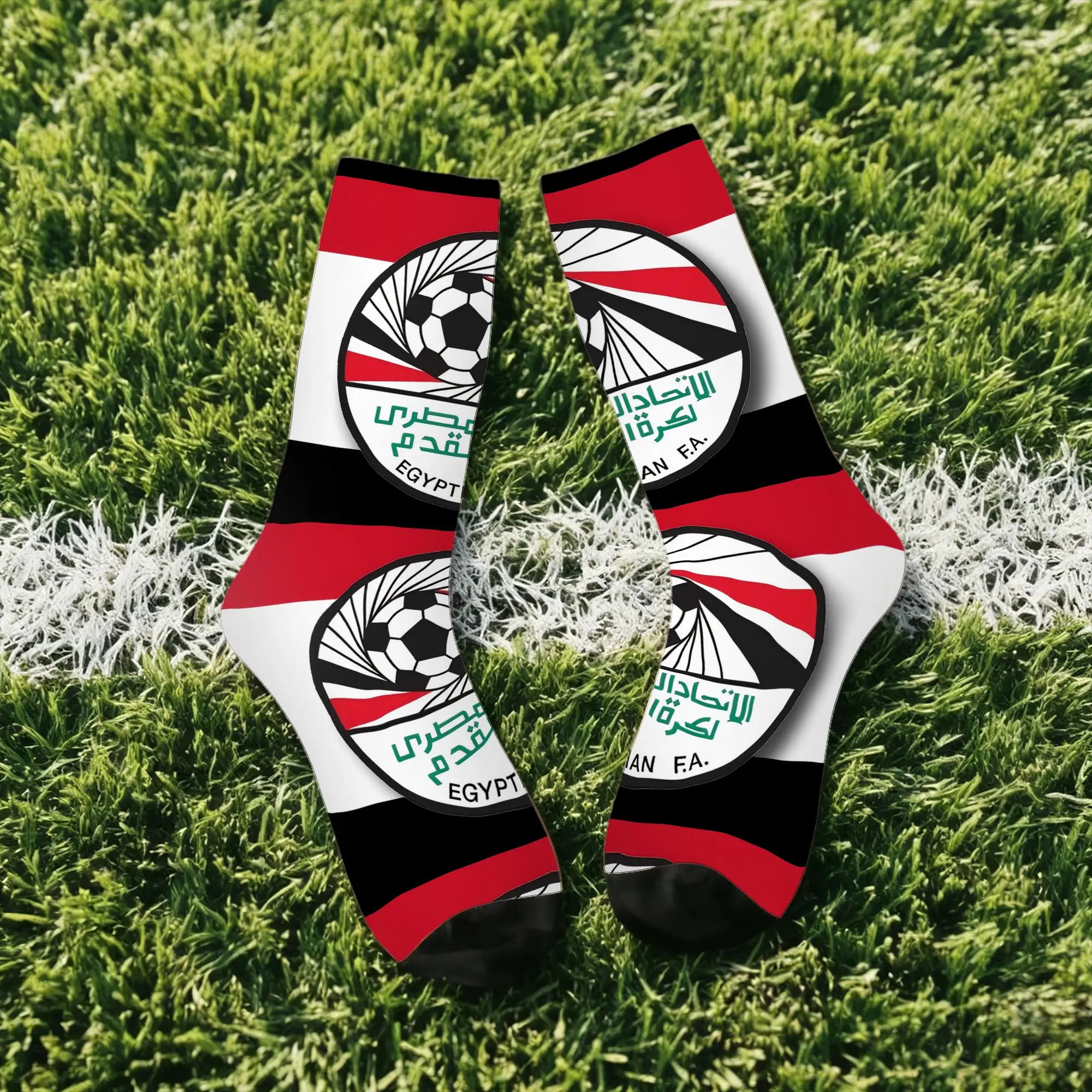 Happy Funny Egypt Retro Harajuku  Hip Hop Novelty Pattern Sock Match Day Essentials