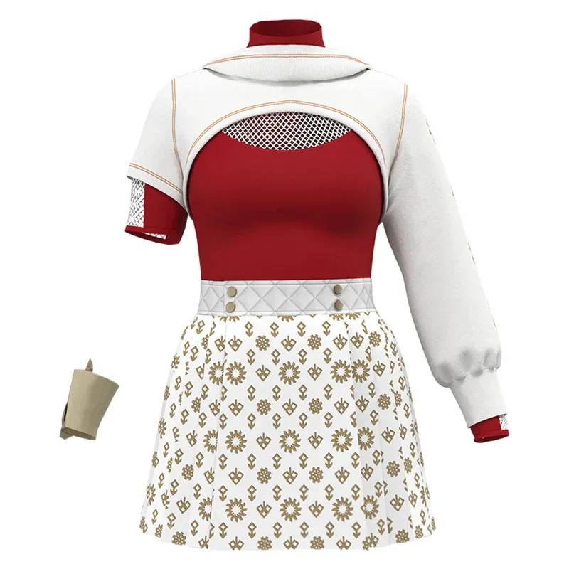 2025 Film Zombies 3 Nova Cosplay Kinder Mädchen Kostüm Kinder Rollenspiel Kleid Top Hosen Komplettes Set Kleidung Halloween Anzüge ob; 8