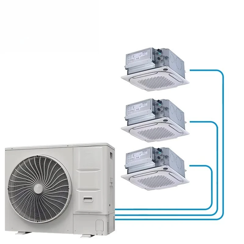 Mini Sistema de Aire Acondicionado VRF de 16KW, Unidad Condensadora de Frecuencia Variable, Precio de Aire Acondicionado Exterior