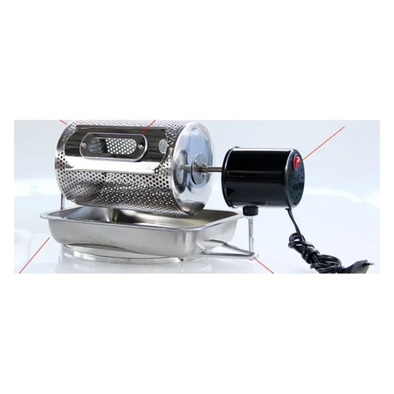 الفولاذ المقاوم للصدأ محمصة حبوب البن الصغيرة آلة الخبز الفول المنزل الكهربائية الفاكهة الجافة آلة القلي آلة القلي آلة الفول