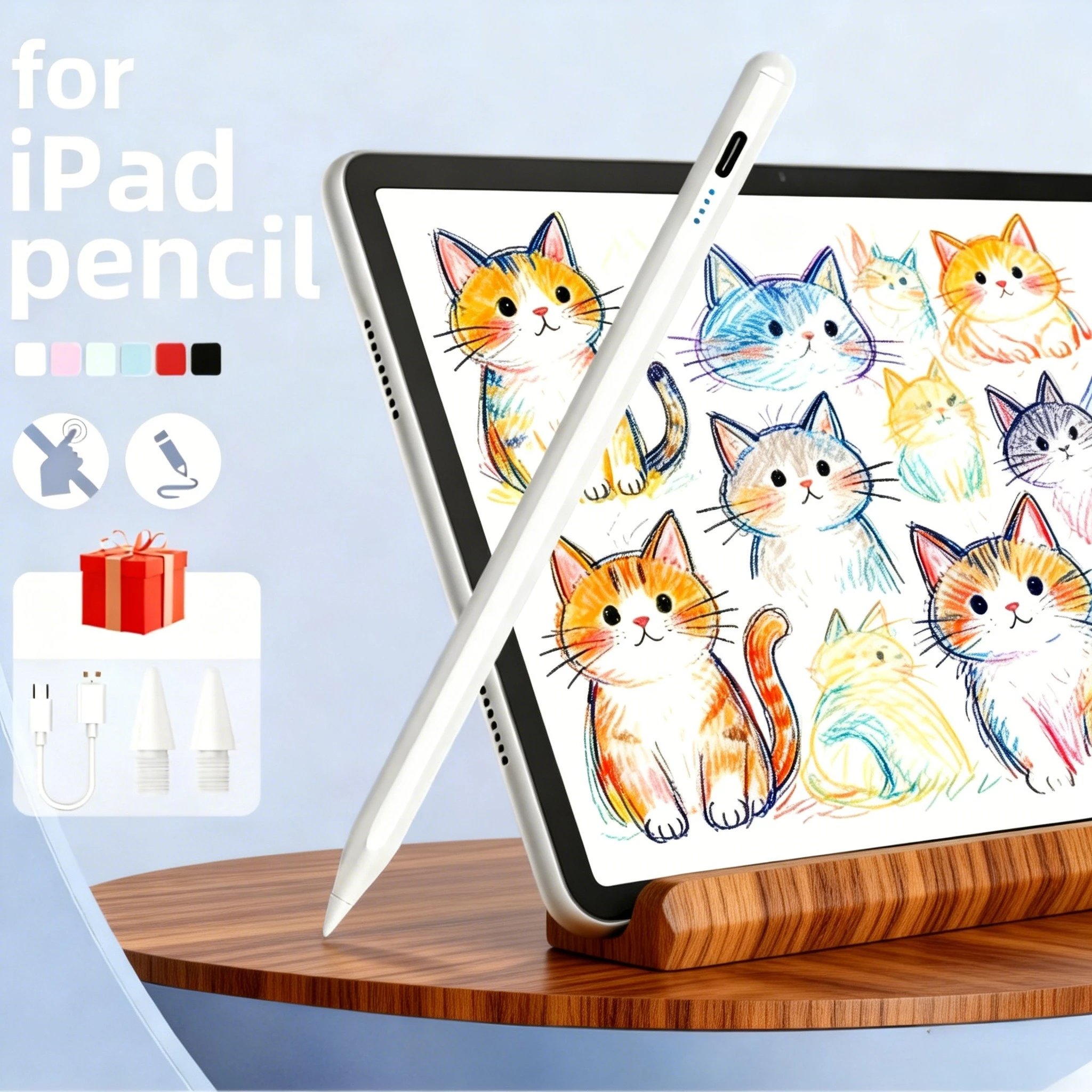 

New Stylus Pen for Apple iPad Touch Screen Pencil Compatible with iPad 2023 2022 2021 2019 2018 Air Mini Pro iPad Accessories