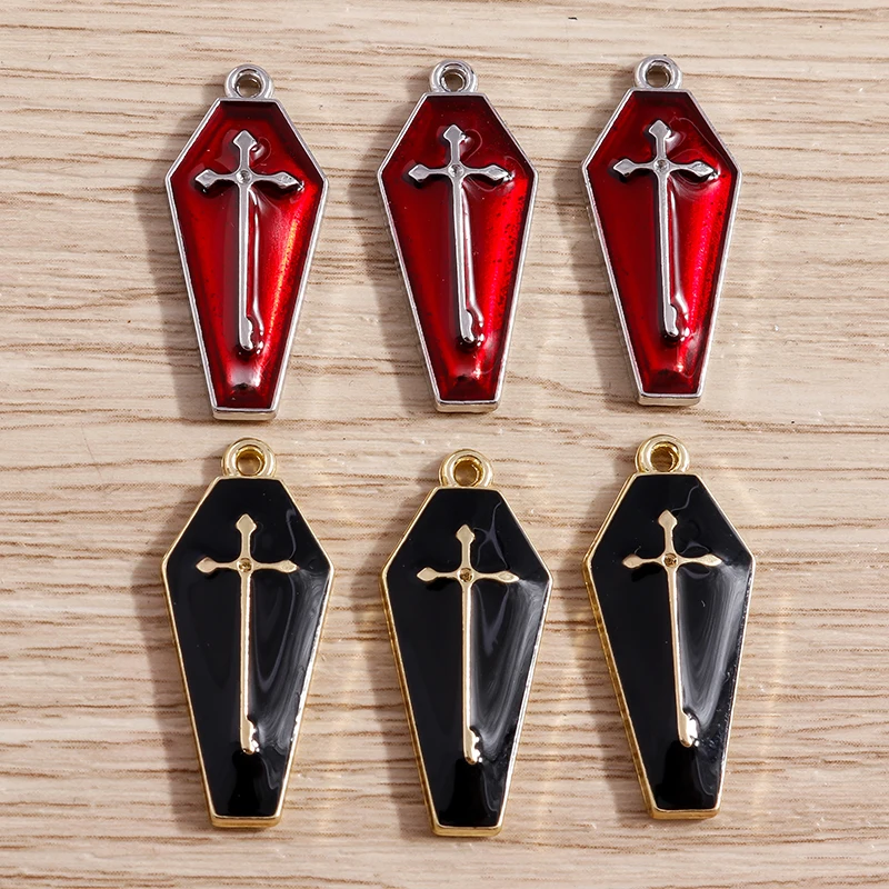 10 Stück süße Legierung Steampunk Kreuz Charms für Schmuckherstellung DIY handgemachte Tropfen Ohrringe Anhänger Halsketten Handwerk Zubehör – Detail 25