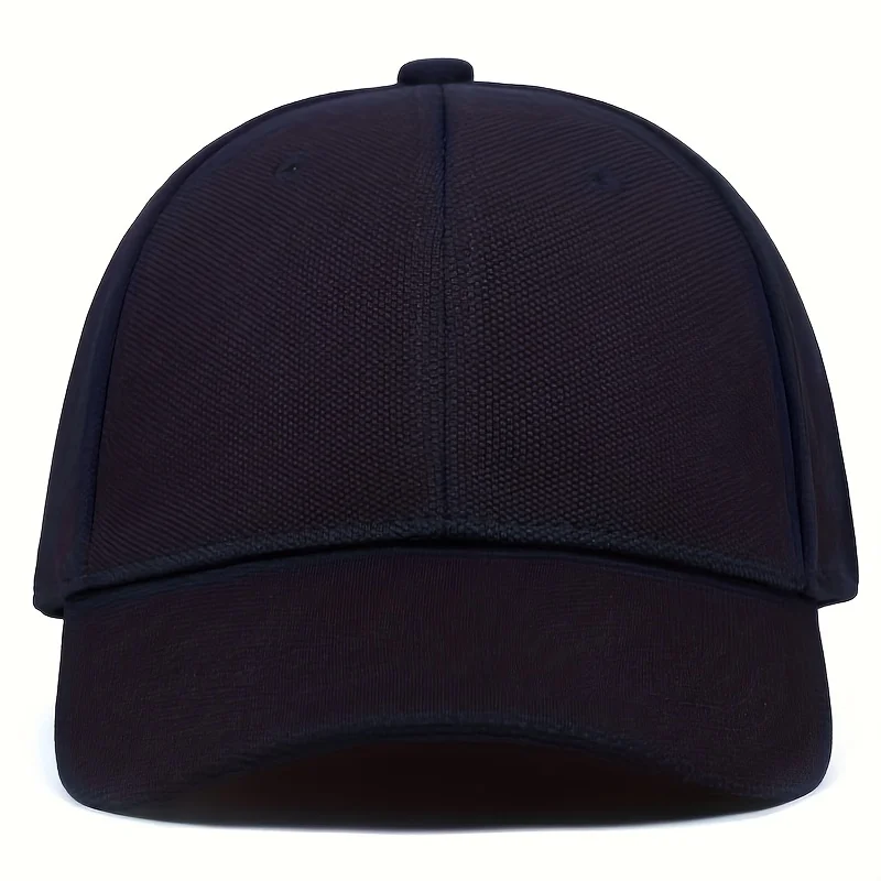 Herren Baseballkappe mit Rückverschluss Hip-Hop-Kappen Frühling Sommer Sonnenhüte Damen Snapback-Hüte Leichte Einfarbige Baseballkappen – Detail 3