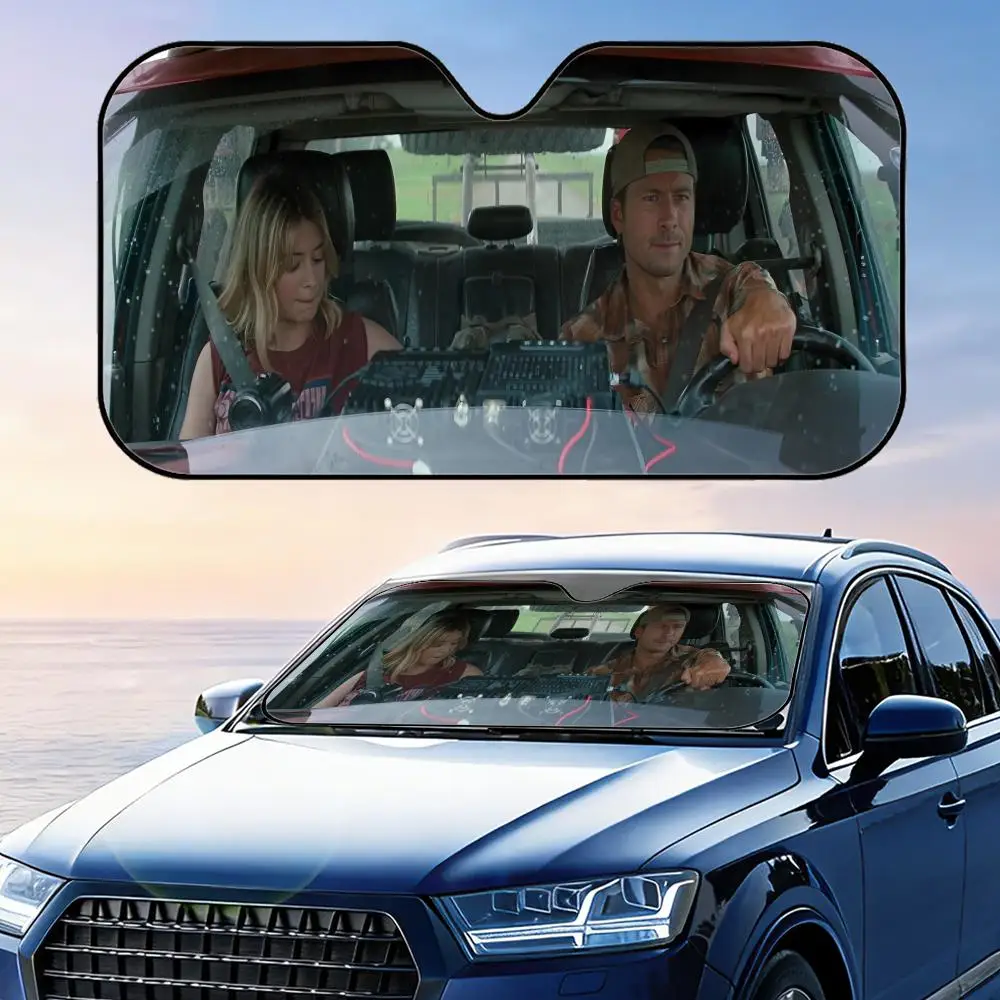 

Солнцезащитный козырек для автомобиля Twister 1996 Movie, складной, для лобового стекла, защита от УФ-излучения, отражающий, теплоизоляционный, многоразовый чехол