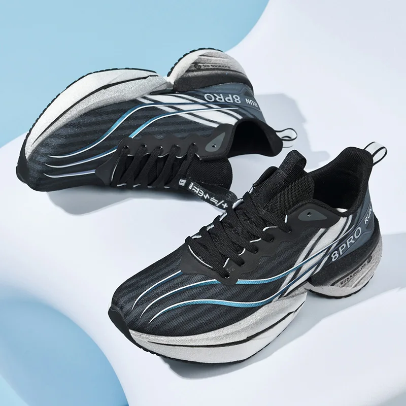 Men's and Women's Running Shoes Lightweight, Breathable, Comfortable, Slip-Resistant Marathon Sports Shoes Casual Footwear