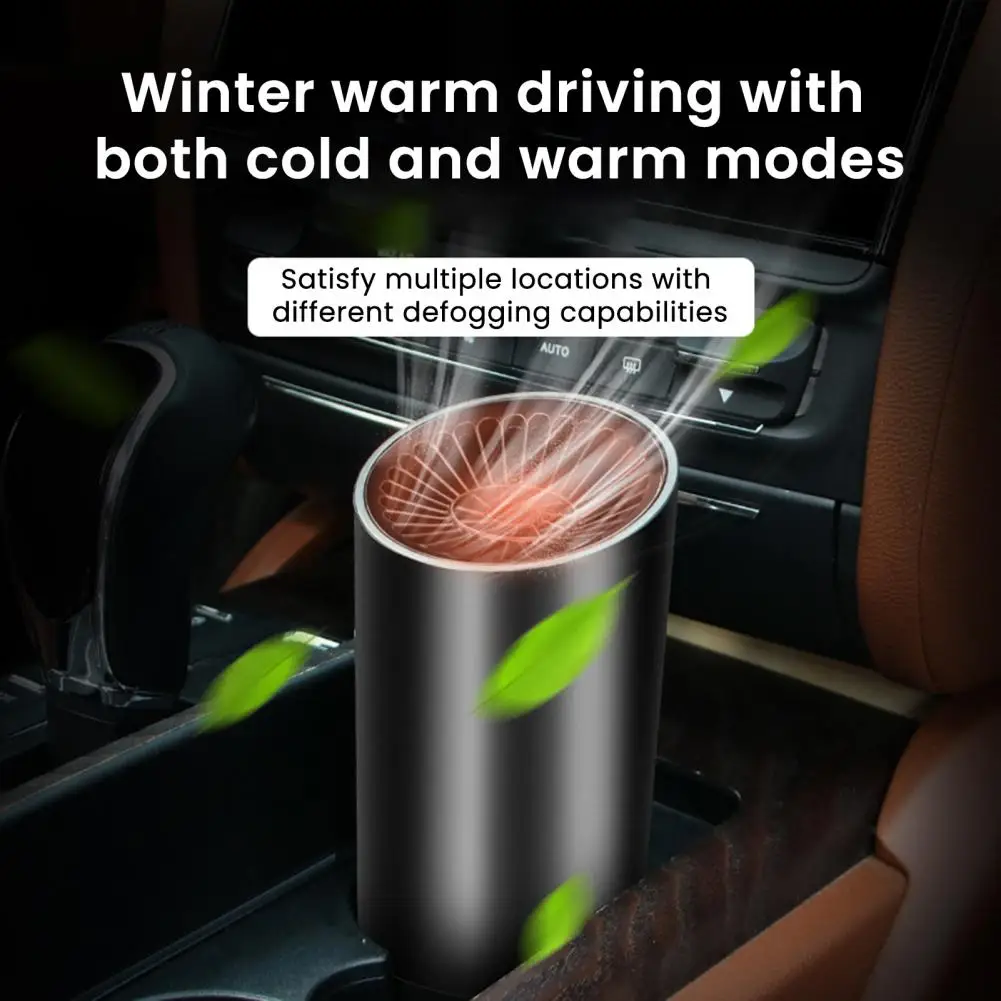 12V Car Heater Air Cooler Fan portable Electric Heating Fan Windshield Dryer Defogging Demister Fan Defroster Car Accessories