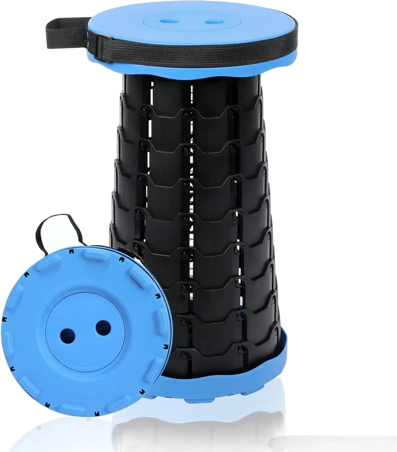 

Складной телескопический табурет, портативное выдвижное складное сиденье, грузоподъемность 550 фунтов для кемпинга для взрослых