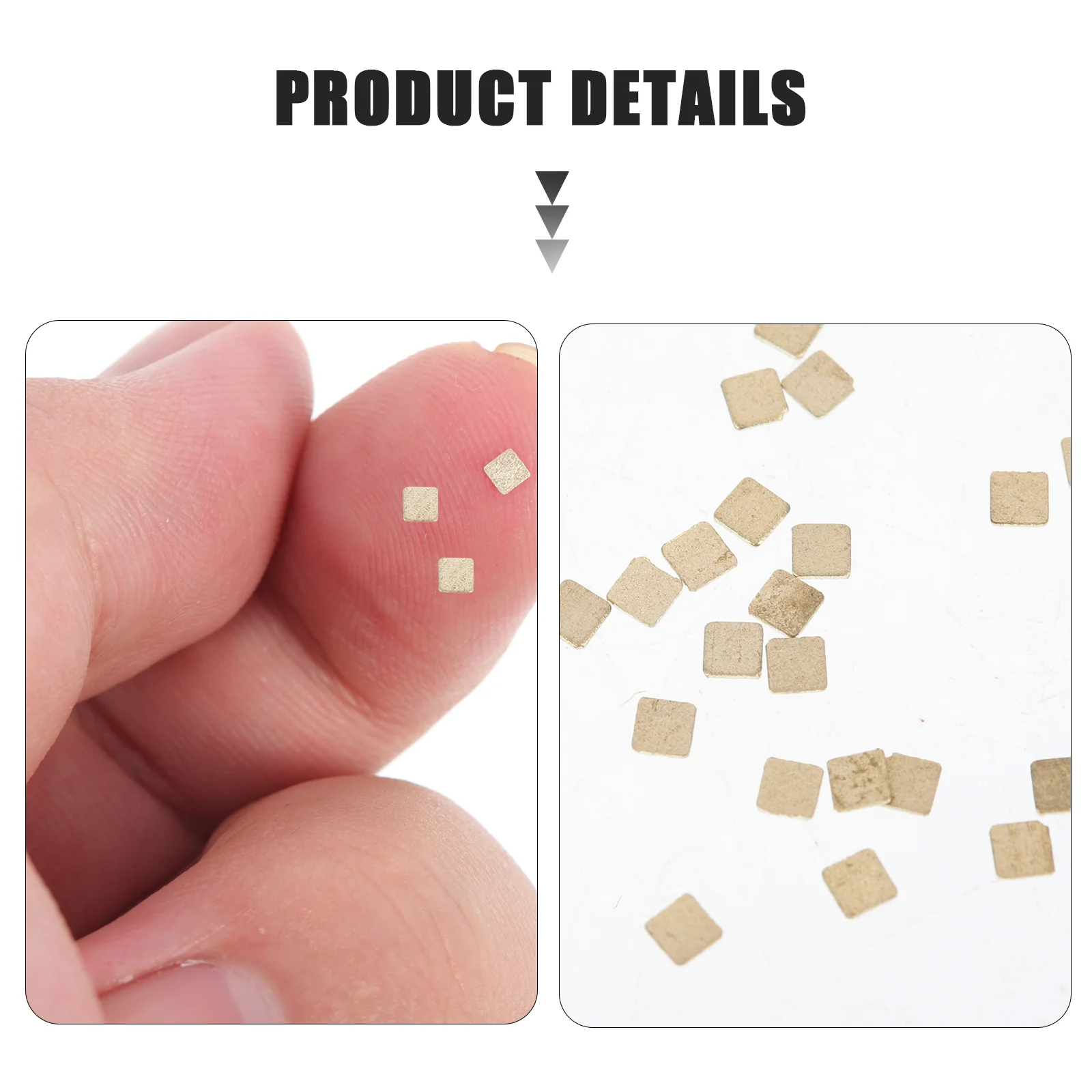 100 Pcs Jewelry Welding Material Repair Solder Easy for Flow Silver Precut Chips Labels Soldering Making Tab Tool Suite Lug