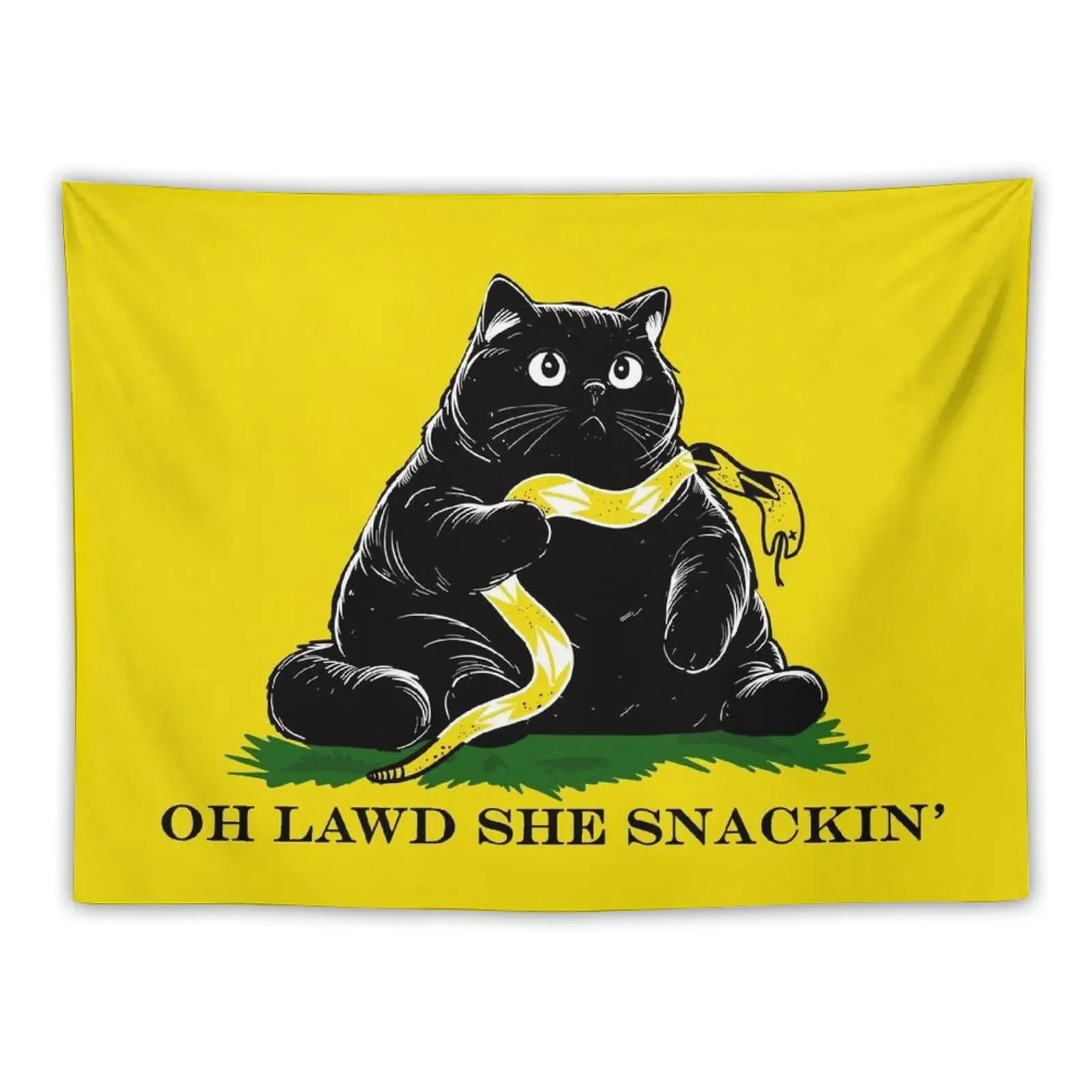 

Oh Lawd She Snackin Tapestry Room Decor Decorative Paintings Tapestry