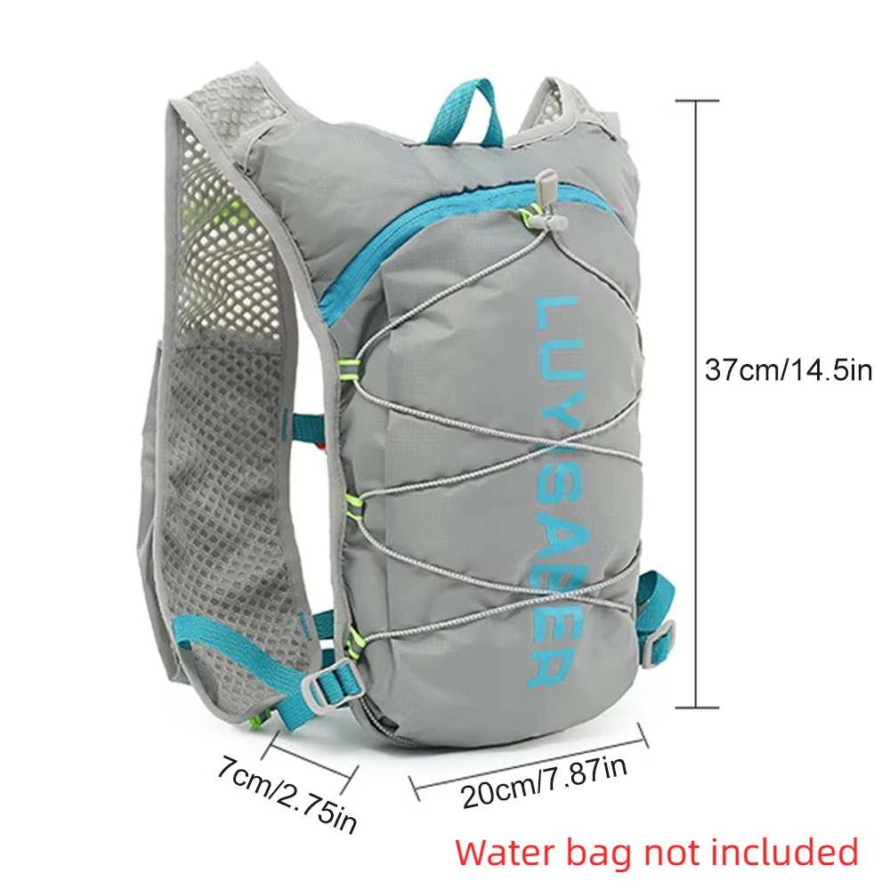 2L Marathon Hydrating Backpack Ultralight Reflective Hiking Hydration Vest Multifunction Nylon Water Vest for Running Cycling