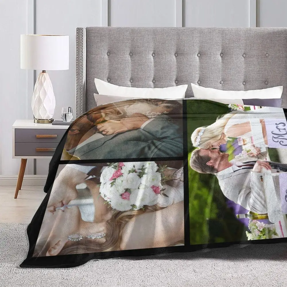 بطانيات مخصصة للآباء الشخصية تضيف اسم الشعار نص الصورة بطانية رمي مخصصة