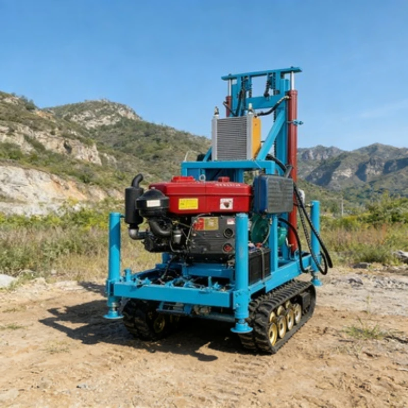 150m Crawler Type DIY Well Drilling Rig for Personal and Family Well Construction