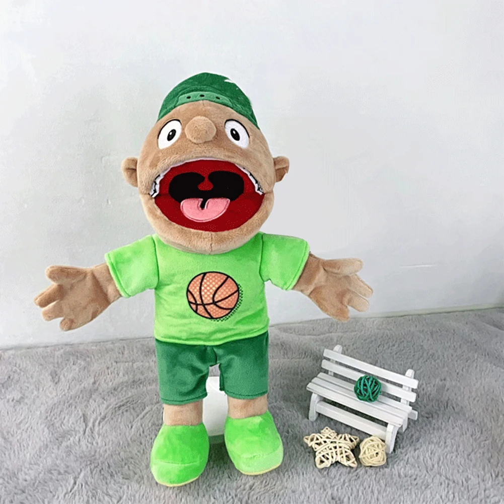 15.7inch Kids Plush Finger & Hand Puppet Popular Activity Boy Jeffy Cody Junior Joseph Plush Dolls Family Role Playing Toys Doll