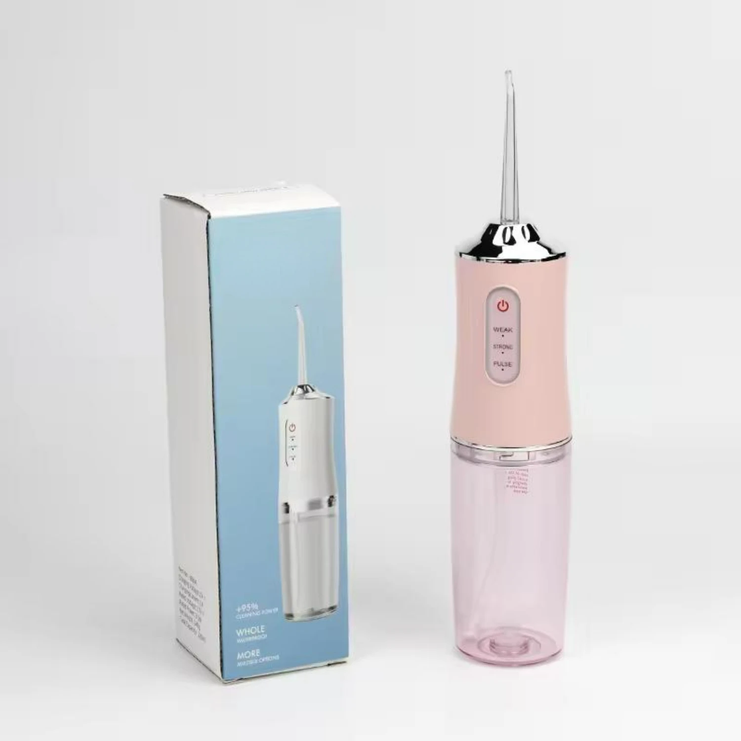 

Portable, Recyclable, and Easy-to-Use Mother's Day Gift 4-in-1 Cordless Water Flosser with DIY 4 Jets - Perfect for Travel and